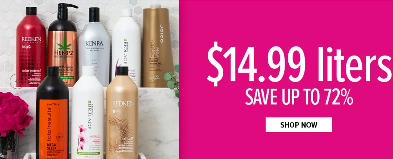 BeautyBrands.com – Save Up To 72% On Liters – As Low as $12.99 Shipped, Reg $30 + Free Liter Pump & Samples