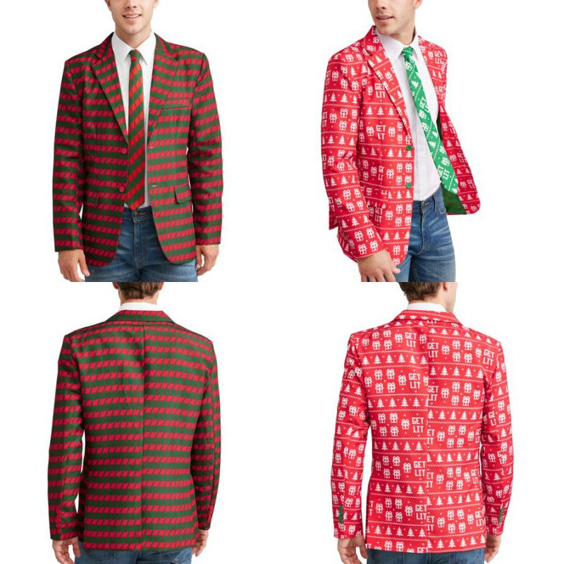 Walmart – Greensource Men’s Christmas Holiday Blazer and Tie Only $9.96 (Reg $22.96) + Free Store Pickup