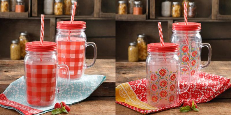 Walmart – The Pioneer Woman Simple Homemade Goodness 32-Ounce Double-Wall Mason Jar with Lid and Handle Only $9.25 (Reg $18.92) + Free Store Pickup