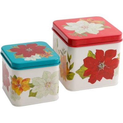 Walmart – The Pioneer Woman Poinsettia 2-Piece Square Cookie Set Only $10.88 (Reg $26.67) + Free Store Pickup