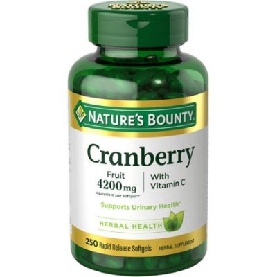 Walmart – Nature’s Bounty Cranberry Fruit Plus Vitamin C Herbal Only $15.12 (Reg $20.89) + Free Store Pickup