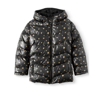 Walmart – Climate Concepts Girls’ Metallic Star Print Bubble Jacket Only $11.50 (Reg $29.98) + Free Store Pickup