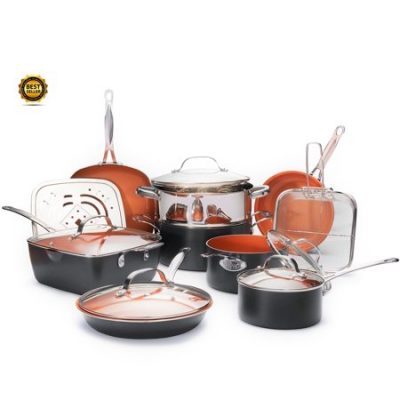 Walmart – Gotham Steel 15 piece Pan Set Only $149.95 (Reg $159.99) + Free 2-Day Shipping