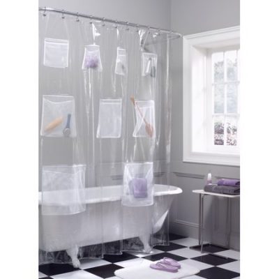 Walmart – Maytex Mesh Pockets PEVA Storage Shower Curtain Only $10.98 (Reg $19.00) + Free Store Pickup