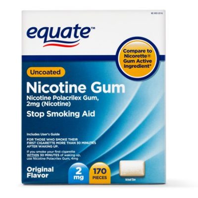 Walmart – Equate Uncoated Nicotine Gum Only $32.98 (Reg $44.92) + Free Store Pickup