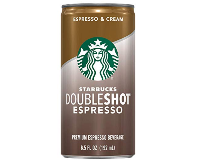 Amazon – 12 Pack of 6.5oz Starbucks Doubleshot (Espresso + Cream) Only $12 + Free Shipping!