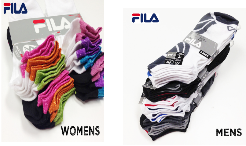 13Deals.com FLASH SALE – 12 Pairs Of Men’s or Women’s Fila Performance No Show Socks Only $9.49 (79¢ a pair) – SHIPS FREE!