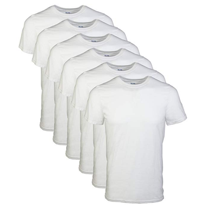 Amazon – 6 Pack Of Gildan Men’s Crew T-Shirts Only $10.50 + Free Shipping!