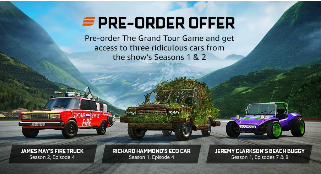 The Grand Tour Game Pre-Order (Xbox One Digital Download) Only $15 At Amazon