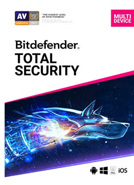 Bitdefender Total Security (For Up To 10 Devices) Download (PC/Mac Online Code) Only $54, Reg $170