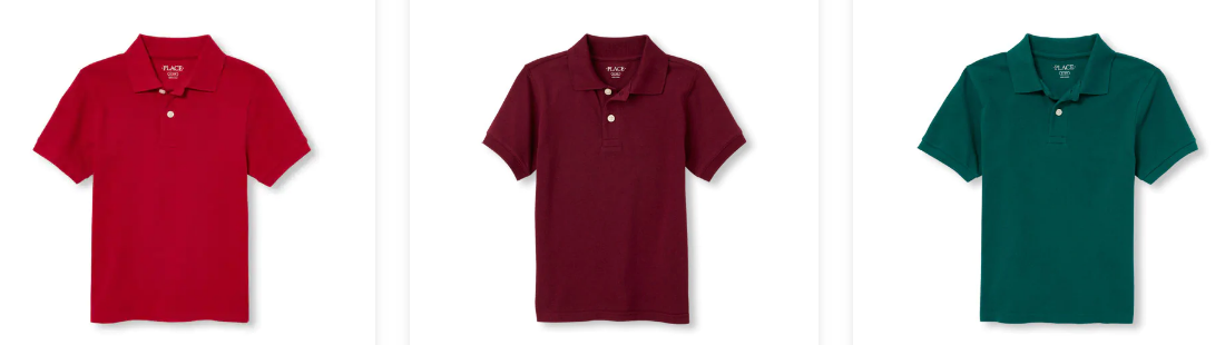 The Children’s Place – Up to 80% Off ALL Clearance Items + FREE Shipping! School Uniforms Polo Shirts Only $5.57 Each