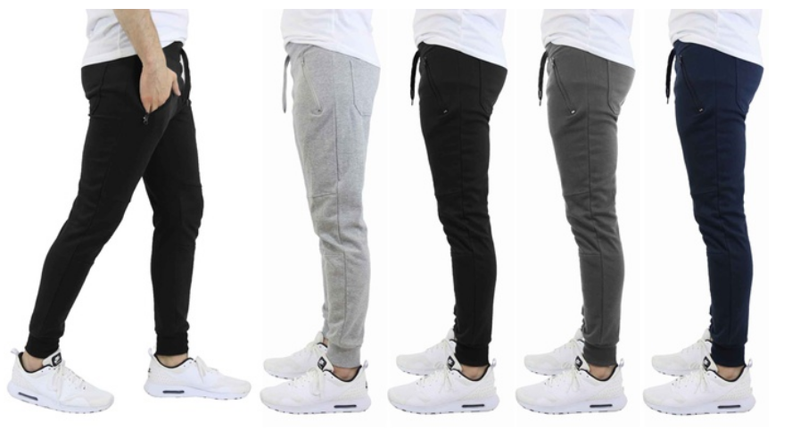 Men’s French Terry Joggers with Zipper Pockets (3-Pack) Only $29.99, Reg $149.00 + $3.99 Shipping!