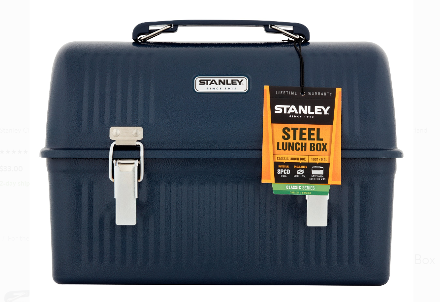 Walmart – Stanley 10 qt Steel Classic Lunch Box Only $16.57 + Free Store Pickup!