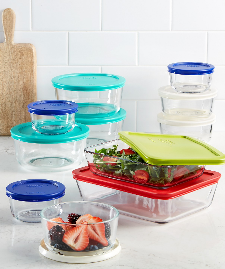 Macys.com – Pyrex 22 Piece Food Storage Container Set OR Corningware Bakeware Set Only $19.99 After Rebate (Reg $79.00) + Free Store Pickup!