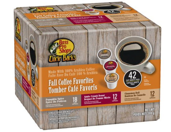 Cabela’s – Uncle Buck’s 42 Count Fall Variety Coffee Pods Only $3.97, Reg $18