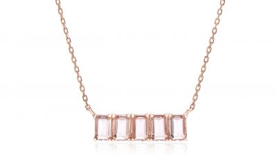 Walmart – Lesa Michele 5 Baguette Cut Simulated Morganite Necklace Only $10.88 (Reg $13.99) + Free Store Pickup