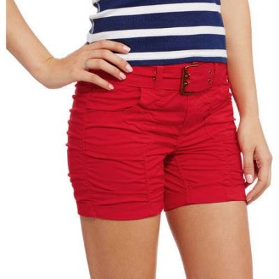 Walmart – Indie Girl  Juniors’ Ruched Belted Shorts Only $2.50 (Reg $12.92) + Free Store Pickup