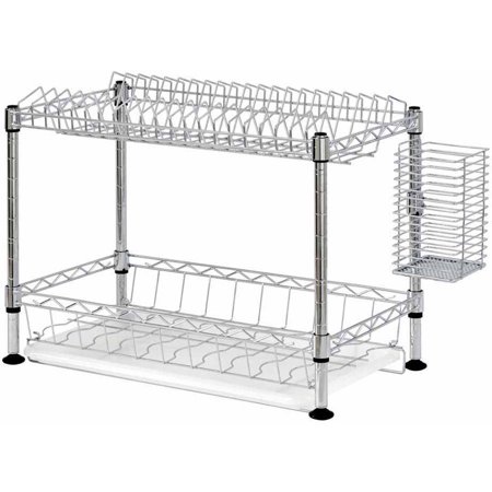 Walmart – Two-Tier Wire Dish Rack Only $20.32 (Reg $25.88) + Free Store Pickup