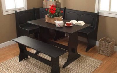 Walmart – Breakfast Nook 3-Piece Corner Dining Set Only $279.96 (Reg $299.96) + Free Shipping