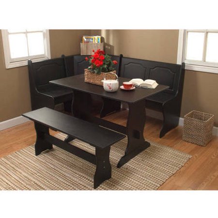 Walmart – Breakfast Nook 3-Piece Corner Dining Set Only $279.96 (Reg $299.96) + Free Shipping