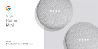 Walmart – Google Home Mini – Chalk Only $58.00 (Reg $78.00) + Free 2-Day Shipping