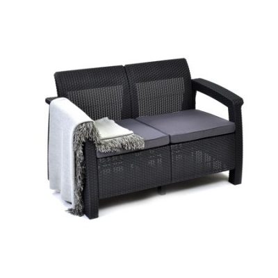 Walmart – Keter Corfu Resin Love Seat with Cushions Only $159.99 (Reg $179.99) + Free 2-Day Shipping