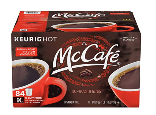 Amazon – McCafe Premium 84-Count K-Cups Only $23 (27¢ Each) + Free Shipping!