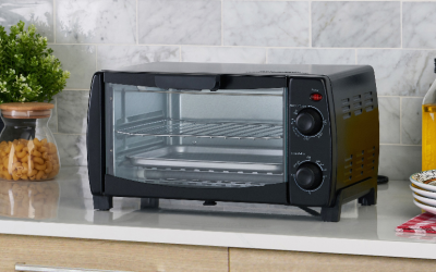 Walmart – Mainstays 4-Slice Black Toaster Oven Only $19.88 (Reg $22.75) + Free Store Pickup