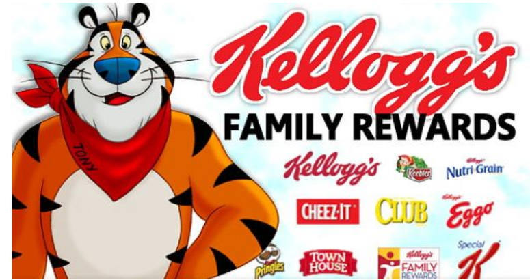 Kellogg’s Family Rewards – Free 100 Point Code + An Additional Free 100 Points For New Members