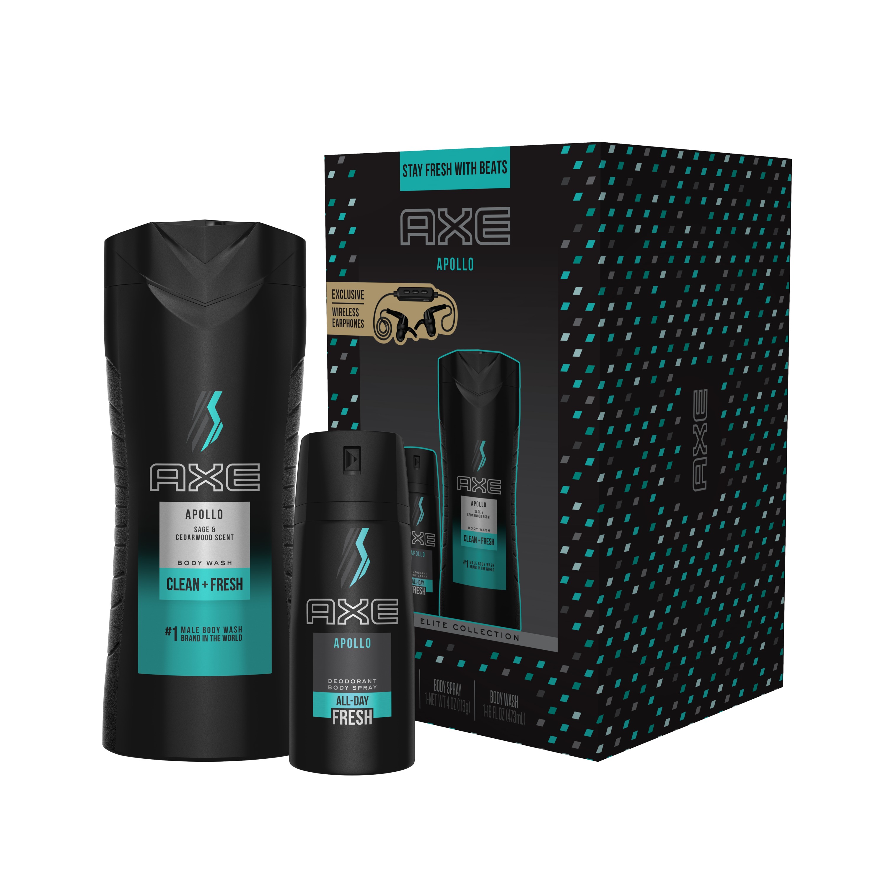 Walmart – AXE 3-Pc Apollo Gift Set for Men with BONUS Wireless Earphones Only $19.88 (Reg $25.16) + Free Store Pickup