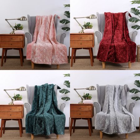 Walmart – Better Homes & Gardens Crushed Velvet Throw Blanket Only $12.00 (Reg $14.93) + Free Store Pickup