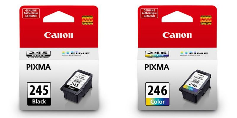 Walmart – Canon PG-245 Black and CL-246 Tri-Color Inkjet Print Ink Cartridges Value Bundle Only $34.00 (Reg $40.00) + Free Store Pickup