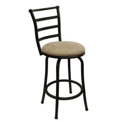 Walmart – Mainstays 24″ Ladder Back Swivel Barstool with Microfiber Cushion Only $22.00 (Reg $29.97) + Free Store Pickup