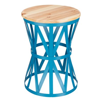 Walmart – Mainstays Forset 18″ Teal Metal Garden Stool with Wood Top Only $37.00 (Reg $41.11) + Free 2-Day Shipping