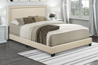 Walmart – Home Meridian Cream Upholstered Queen Bed  Only $139.99 (Reg $149.00) + Free Shipping