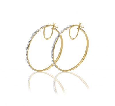 Walmart – 10kt Crystal Large Round Hoop Earrings Only $29.88 (Reg $36.99) + Free Store Pickup