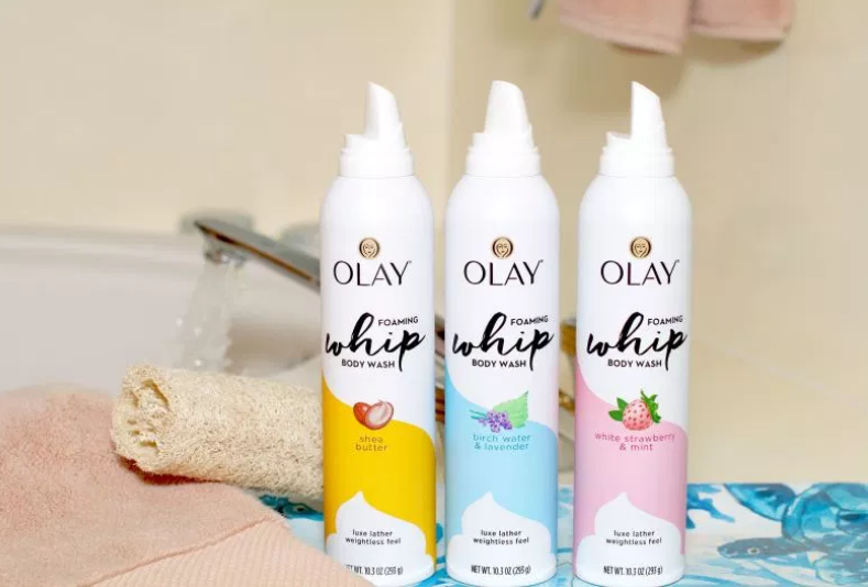 Free Olay Foaming Whip Body Wash Sample