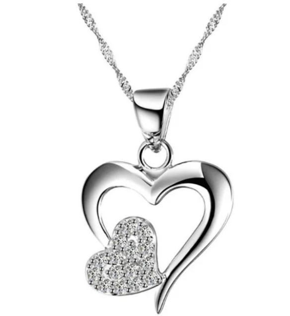 Amazon – Love Heart Pendant Necklace Only $2.60 Shipped! Great Mother’s Day Gift!