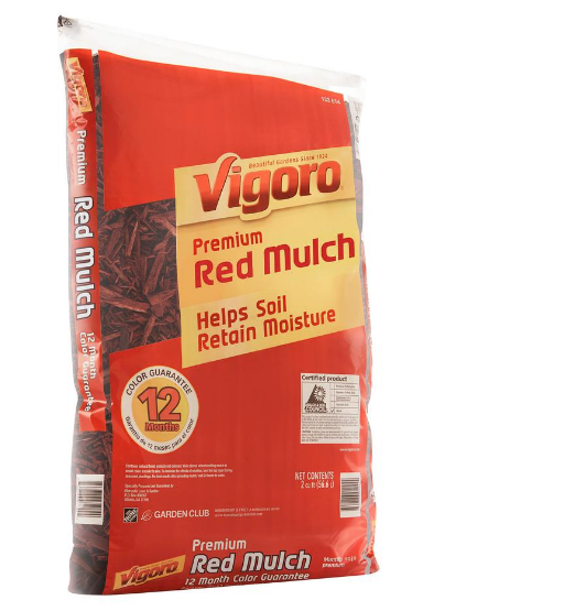 HomeDepot.com – 2 cu. ft. Red Mulch Only $1.66, Reg $2.50 + Free Store Pickup!