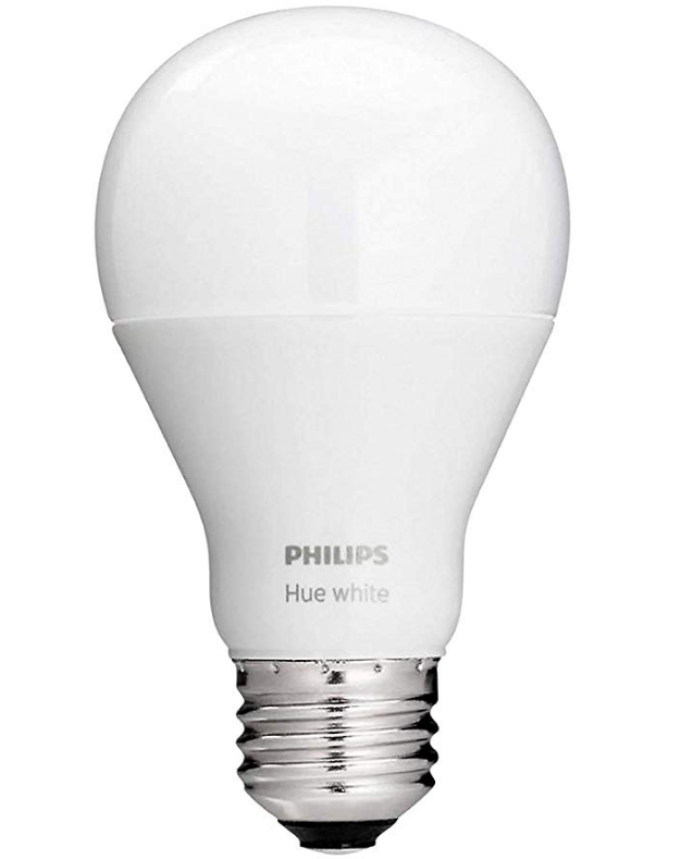 Amazon – Philips Hue White A19 LED Bulb $10, Reg $14.99 – Works with Amazon Alexa (Hue Hub Required)