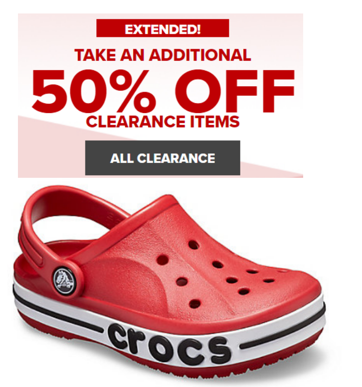 Crocs – Take An Additional 50% Off Clearance Items = Classic Clogs Just $15.99, Reg $39.99!