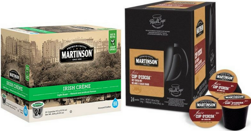 Amazon – Martinson Coffee 24-Count K-Cups Only $6.55 (Just 27¢ Each) + Free Shipping!