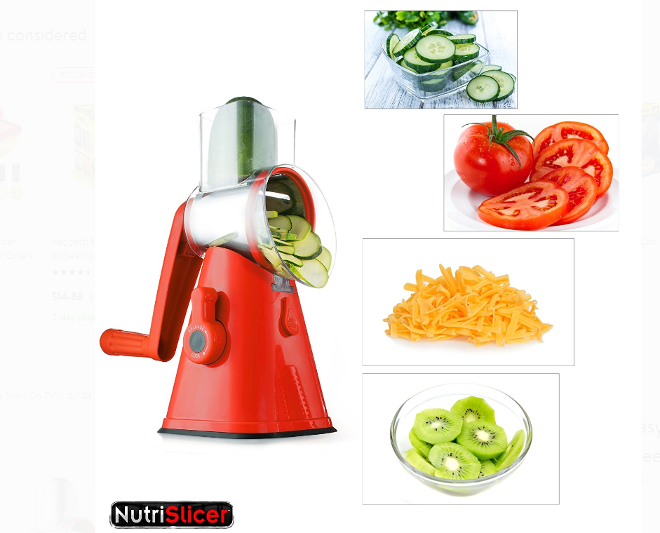 Walmart – NutriSlicer Only $10.77, Reg $29.88 + Free Store Pickup!