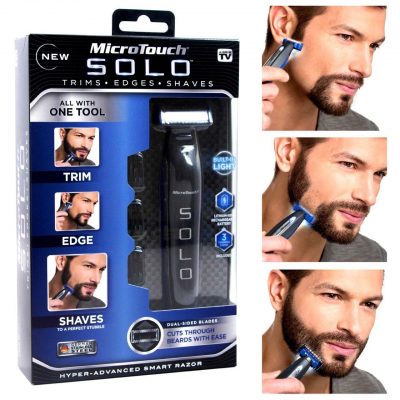 Walmart  –  As Seen on TV MicroTouch Solo, All-in-one Rechargable Shaver Only $19.88 (Reg $24.88) + Free Store Pickup