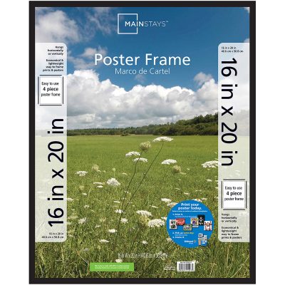 Walmart – Mainstays 16×20 Basic Poster and Picture Frame Only $3.99 (Reg $6.62) + Free Store Pickup