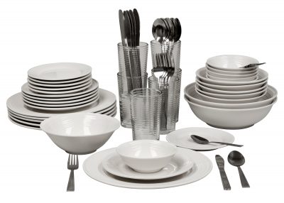 Walmart – 10 Strawberry Street Nova White Round 62-Piece Dinnerware Set Only $49.00 (Reg $79.99) + Free Shipping