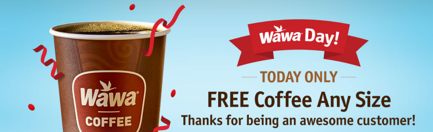 Wawa (Today Only) – Free Coffee, Hot Tea or Self-Serve Cappuccino