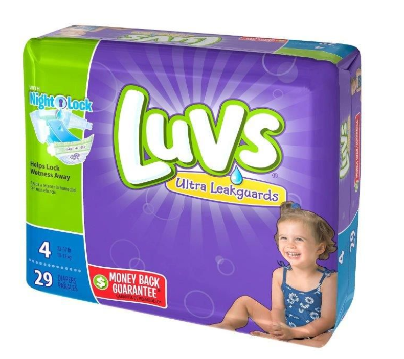 Walmart – Luvs Jumbo Pack Diapers Only $3.94