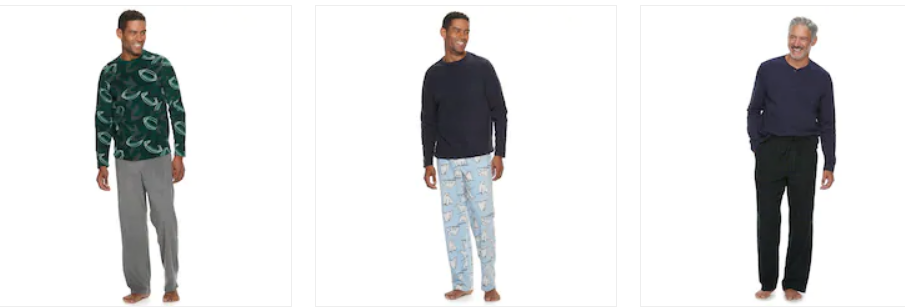 Kohls Cardholders – Men’s Croft & Barrow Pajama Pant & Top Set (Various Colors) $5.60 + Free Shipping!