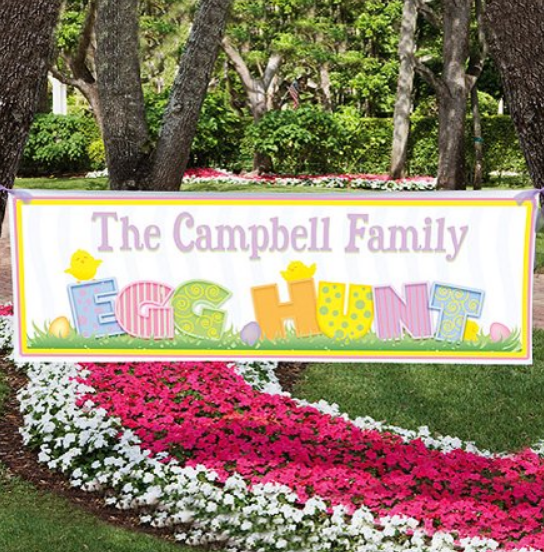 Walmart.com – 2′ x 6′ Personalized Family Easter Egg Hunt Banner Only $12.97, Reg $20.83 + Free Store Pickup!